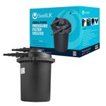 Swell UK Pressure Filter Deluxe + UV Clarifier for Outdoor Garden Koi Fish Pond