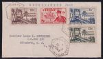 D301) French Occupation FEZZAN Libya 1949 Registered Cover to USA