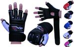 EVO Leather MMA Gloves body Combat Gel Boxing Punch Bag Martial Arts Karate Mitt