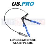 US PRO Flexible Long Reach Locking Hose Clamp Removal Pliers Ratchet Tool 2056