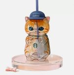 2026 Starbucks Singapore x Mofusand Cat Shaped Glass Cup 2026 Collection Limited
