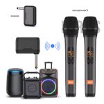 JBL Wireless Microphone System Dual-Channel Receiver Karaoke Singing Cordless