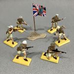 Britains Compatible Deetail 6x WW2 British SAS Soldiers (DSG) METAL BASES