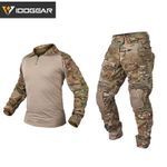 IDOGEAR G3 Combat Uniform Shirt & Pants Set BDU Military Clothing Paintball Camo