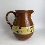 Vintage Glazed Stoneware Jug Pitcher