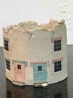 Vintage Paul Scott Ceramic Cottage House Planter Decorative Studio Pottery