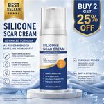 Silicone Scar Gel - 50ml Cream for Effective Scar Removal & Skin Soothing