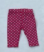 BabyGap Baby Girls Lightweight Polka Dot Pull On Pants, Pink, 3-6 Months