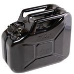 Genuine Wavian Jerry Can | 10 Litre | Steel | Petrol Fuel Storage | Black