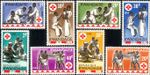 Rwanda 1963 Red Cross/Health/Welfare/Medical/Doctors/Nurses 8v set (n22222w)