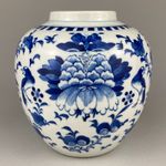 BEAUTIFUL ANTIQUE GUANGXU CHINESE PORCELAIN BLUE & WHITE GINGER JAR KANGXI MARK