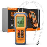 Digital Manometer with Backlit Gas Pressure Tester Dual Port Air Pressure Gauge