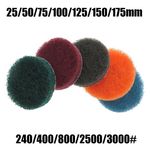1 2 3 4 5 6 7Inch Flocking Scouring Pad Round Nylon Fiber Abrasive Sanding Discs