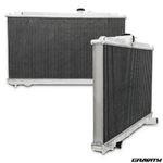 42mm TWIN CORE ALUMINIUM ALLOY RACE RADIATOR RAD FOR LEXUS IS200 99-05 GXE10 2.0