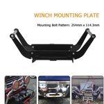 20,000lbs Foldable Winch Mounting Plate Hitch Mount Bracket For Truck SUV 4WD