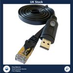 Professional USB to RJ45 Console Cable for Routers and Switches 1.8M 5.9FT 1PC