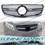 Gloss Black GT Panamericana Grille for Mercedes-Benz V Class W447 2014-2019