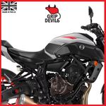 Grip Devils Tank Grips: Yamaha MT-07 2018-2020 Black
