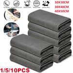 10PCS Thickened Magic Glass Cleaning Cloth Dishcloth Lint Free Rag Polish Cloth