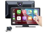 Essgoo 9 Inch CarPlay Android Auto Portable Touch Screen Dual Camera Dashcam