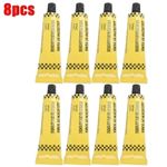 8pcs Puncture Fluid Tyre Repair Glue Rubber Solution Cement Car Bike Bicycle 12m