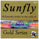 Sunfly Karaoke Gold CDG CD - Jimi Hendrix, Cream & Eric Clapton CD+G Disc *SALE*