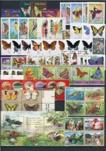 LOT "BUTTERFLIES" Stamps/Blocks MNH #JW603