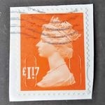 Security Machin £1.17 stamp franked used fine collection arts crafts stamps 2009