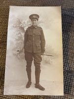 WWI RPPC Woman In Imperial Yeomanry Uniform Portrait Photo Postcard