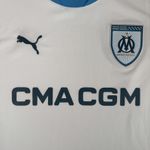 Olympique de Marseille 2024/2025 Home Football Shirt Mens XL - Authentic