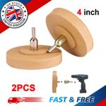 2Pcs Car Decal Remover For 3M Glue Rubber Eraser Wheel Remove Adhesive Sticker