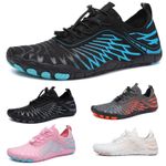 Womens Mens Water Shoes Aqua Shoes Beach Swim Barefoot Non Slip Surfing Size UK