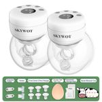 Hands-Free Electric Breast Pump with 2 Modes, 9 Levels & Multiple Flange Sizes -