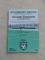 AYLESBURY UNITED V WYCOMBE WANDERERS ( SATURDAY 12TH SEPTEMBER 1987 )