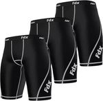 Compression Shorts Men, 1 Pack or 3 Packs Gym Running Shorts Underwear shorts uk