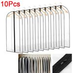 10X Hanging Garment Bags Zip Up Dress Coat Cover Clothes Suit Dust/Water Proof🚚