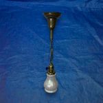 Single Antique Pendant Light Fixture Rare Shade Nice 118B