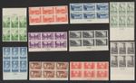 756 - 765 Farley Spec Printing National Parks Plate Blocks Mint, ngai, nhmks