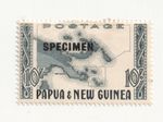 PAPUA NEW GUINEA  1952 - 10/QEII SPECIMEN OVERPRINT - MINT MH