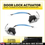 2x Rear Door Lock Mechanism for Hyundai Tucson SUV 2015-2022 Black Left & Right