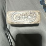 Antique Solid Silver Decorative Box with Cherub Pattern, Antique Style