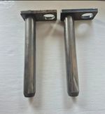Pair of greased bucket pins (25mm) JCB & Kubota KX36 KX36-2 KX36-3 KX41 KX41-2