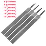 Engineers Hand Files 6" 8" 10" 12" 14" Coarse Rough Bastard Medium Fine Smooth