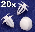 20x Vauxhall Plastic Trim Clips- Door Card & Wing Mirror Trim Panel Cover Clips