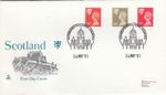 37p 26p 22p Scotland Mercury FDC Edinburgh CLEARANCE 1991 (142683)