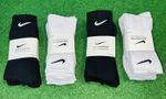 NEW Nike Dri-Fit 6-Pair Crew Socks - Cushioned for Gym & Sport, Unisex