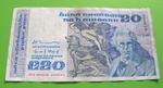 1981 Irish Twenty Pound Banknote Old Ireland £20 B Series WB Yeats
