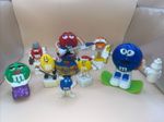 M&Ms Bundle Dispenser Tube Topper Figure Toy Rock Red Musical Dancing Spring