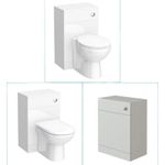 Toilet Cistern Concealed WC Unit Cabinet Linx Back to Wall 600 x 300mm Housing