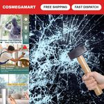 4 Mil Clear Shatterproof Window Film - Safety Glass Cover for Home & Office